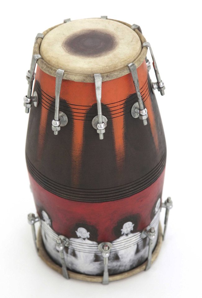 A tabla painted by the artist